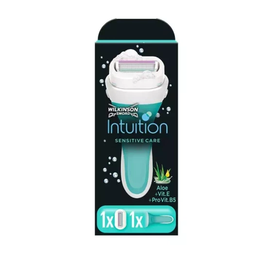 WILKINSON SWORD INTUITION SENSITIVE CARE DAMENRASIERER + ERSATZKLINGE 