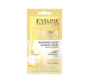 Eveline Derma Expert Aufhellung & Feuchtigkeit Gesichtsmaske-Serum 8ml
