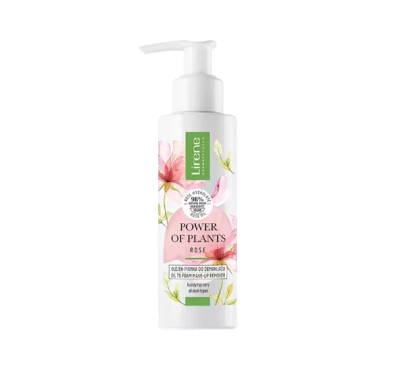 LIRENE POWER OF PLANTS ROSE ÖL-SCHAUM ZUR MAKE-UP-ENTFERNUNG 145ML