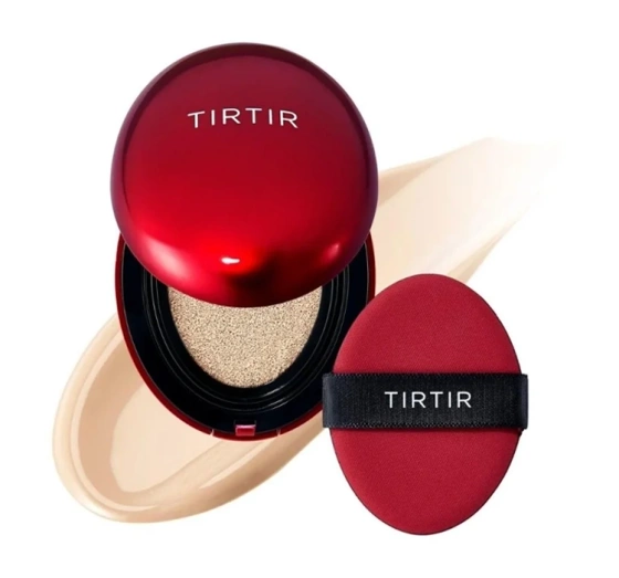 TIRTIR Mask Fit Red Cushion SPF 40 PA++ Langanhaltende Compact Foundation 17N Vanilla 18g