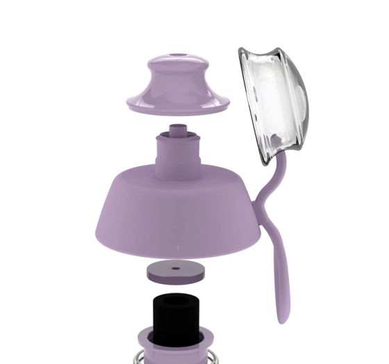 Kliknij na zdjęcie, aby je powiększyć Dafi Soft Filterflasche mit Aktivkohlefilter 0,5 l Violett