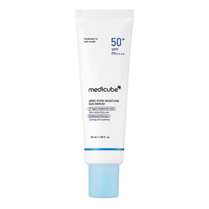 Medicube Zero Pore Moisture Sun Serum – feuchtigkeitsspendendes Gesichtsserum mit Lichtschutzfaktor SPF50+ PA++++, 50 ml