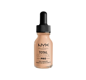 NYX Professional Makeup Total Control Pro Drop Foundation – Flüssiggrundierung 06 Vanilla 13 ml