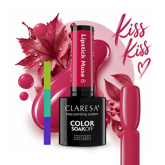 Kliknij na zdjęcie, aby je powiększyć Claresa Hybrid-Nagellack „Lipstick Muse 8“, 5 g