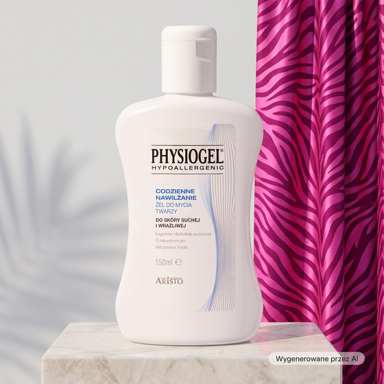 Kliknij na zdjęcie, aby je powiększyć Physiogel Hypoallergenic Daily Moisture – Gesichtsreinigungsgel für trockene und empfindliche Haut, 150 ml