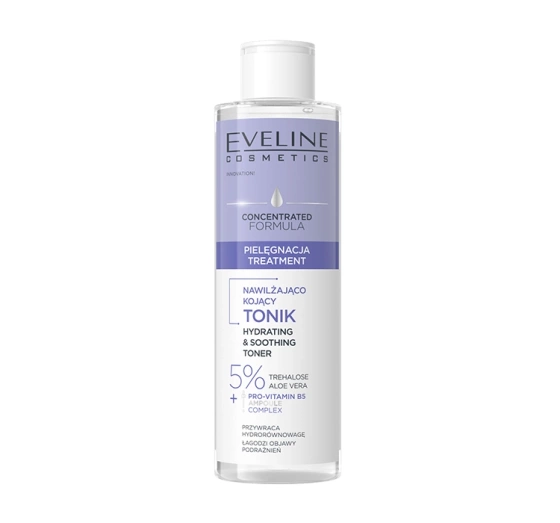 Kliknij na zdjęcie, aby je powiększyć Eveline feuchtigkeitsspendend-lindernder Toner 5% 200ml