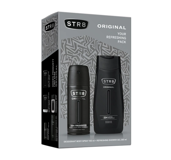 STR8 Original Deodorant Spray 150 ml + Duschgel 250 ml