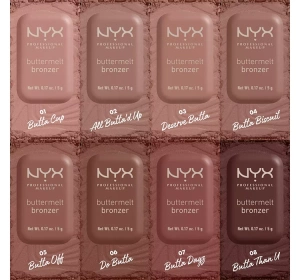 NYX PROFESSIONAL MAKEUP BUTTERMELT BRONZER 03 DESERVE BUTTA 5G