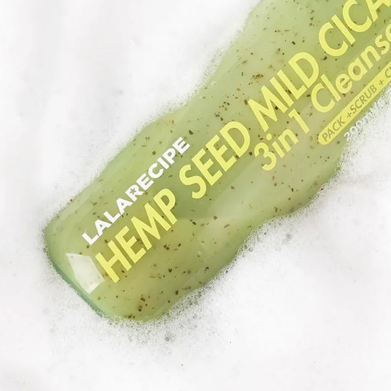 LalaRecipe Hemp Seed Mild Cica 3-in-1-Reinigungsschaum 200 ml