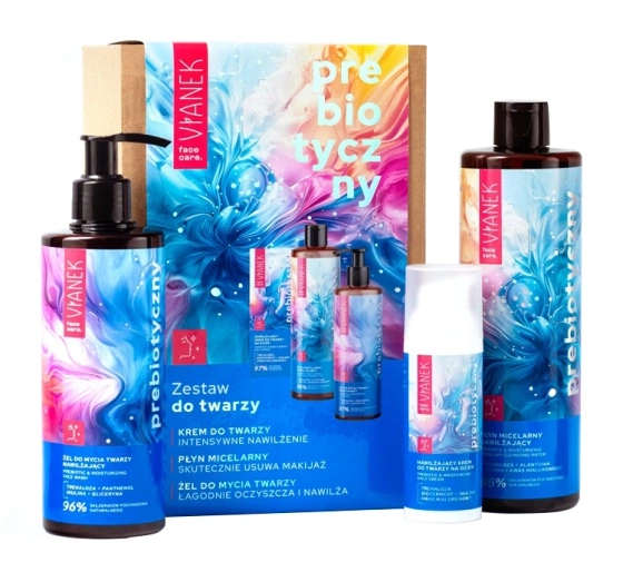 Vianek Gesichtspflege-Set Mizellenwasser + Reinigungsgel + Tagescreme 