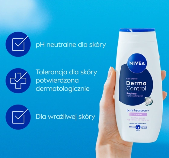 NIVEA Derma Control Duschgel Restore 250 ml
