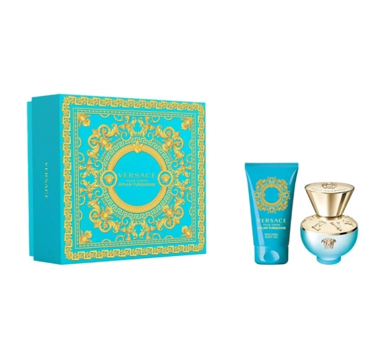 Kliknij na zdjęcie, aby je powiększyć VERSACE DYLAN TURQUOISE POUR FEMME EDT SPRAY 30ML + SG 50 ML SET