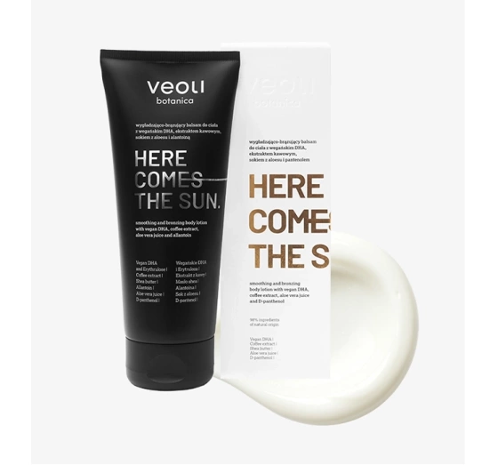 Veoli Botanica Here Comes The Sun glättende Selbstbräunende Körperlotion 200ml