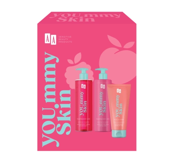 AA YOU.mmy Skin Kosmetikset Duschgel 400 ml + Körpercreme 400 ml + Körperpeeling 200 ml