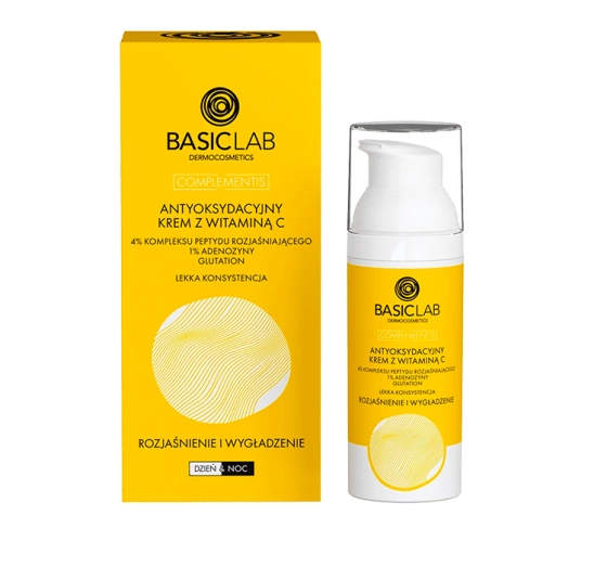 Kliknij na zdjęcie, aby je powiększyć BasicLab Complementis Leichte antioxidative Creme mit Vitamin C 50ml