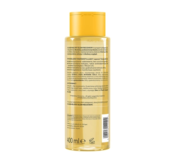Kliknij na zdjęcie, aby je powiększyć AA LAAB Tetra-C Yuzu Aufhellendes Mizellenwasser 400 ml