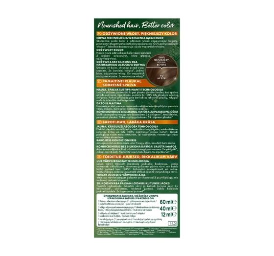 Kliknij na zdjęcie, aby je powiększyć GARNIER COLOR NATURALS PERMANENTE HAARFARBE 5 HELLBRAUN