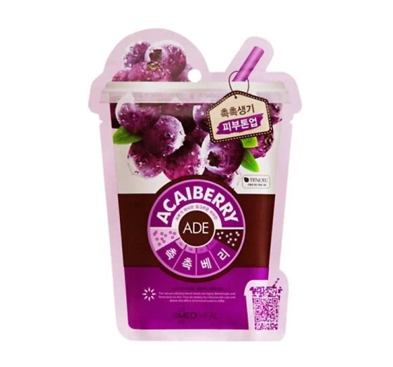 Kliknij na zdjęcie, aby je powiększyć MEDIHEAL VITA TONISIERENDE MASKE MIT ACAI BEEREN