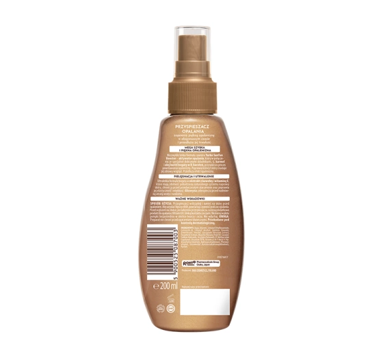 Kliknij na zdjęcie, aby je powiększyć DAX SUN BRÄUNUNGSBESCHLEUNIGER FÜR GESICHT UND KÖRPER TURBO GOLD 200ML
