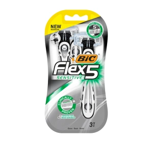 BIC Flex5 Sensitive Einwegrasierer für Männer 3 Stück