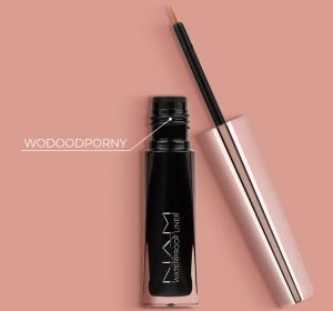 NAM wasserfester Eyeliner mit Pinsel „Back to Black“, 2 g