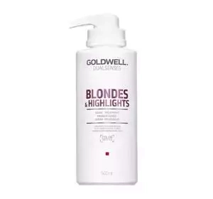 GOLDWELL BLONDES & HIGHLIGHT HAARMASKE FÜR BLONDE HAARE 60 SEKUNDEN 500ML
