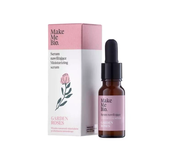 Kliknij na zdjęcie, aby je powiększyć MAKE ME BIO GARDEN ROSES SERUM ERNÄHRUNG FEUCHTIGKEIT 15ML