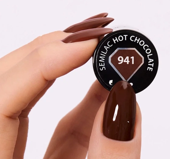 Semilac TrendyLicious UV Hybrid Nagellack 941 Hot Chocolate 7 ml