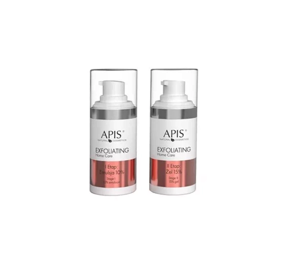 APIS EXFOLIATING HOME CARE INTENSIVE HAUTERNEUERUNGSBEHANDLUNG EMULSION 15ML + GEL 15ML