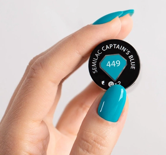 Semilac Neonz Hybridlack 449 Captain's Blue 7 ml
