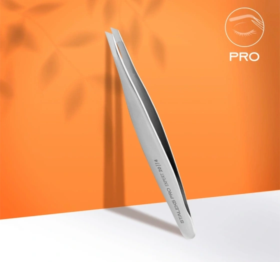 Staleks Pro Expert Lash Brow Professionelle Augenbrauenpinzette TE-20/4