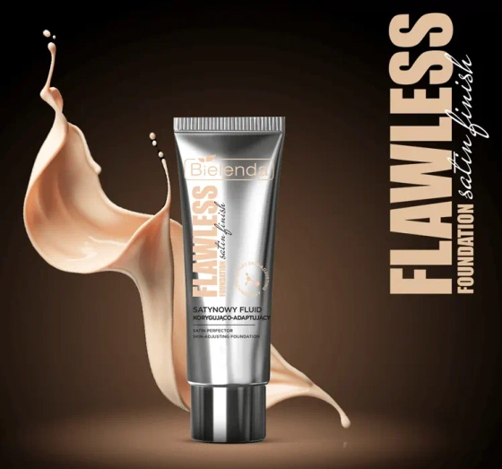 Bielenda Flawless Foundation Satinfluid 04 Natural Beige 30g