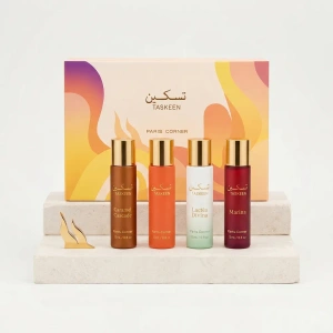 Paris Corner Eau de Parfum Spray Taskeen 15 ml + Taskeen Lactéa Divina 15 ml + Taskeen Marina 15 ml + Taskeen Caramel Cascade 15 ml
