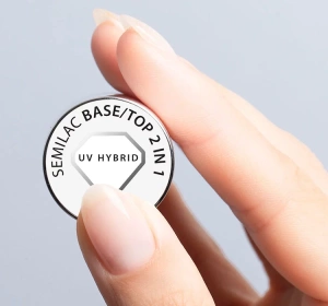 SEMILAC BASE UND TOP 2 IN 1 HYBRID NAGELLACK 7ML