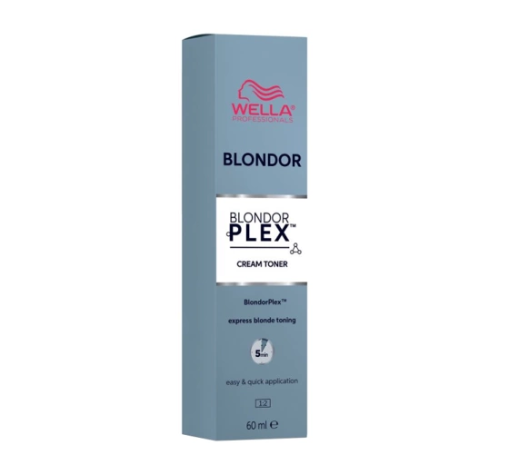 Kliknij na zdjęcie, aby je powiększyć WELLA PROFESSIONALS BLONDOR PLEX TONER FÜR HAARE /81 PALE SILVER 60ML