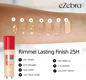 RIMMEL LASTING FINISH 25HR GRUNDIERUNG 170 WHEAT 30ML