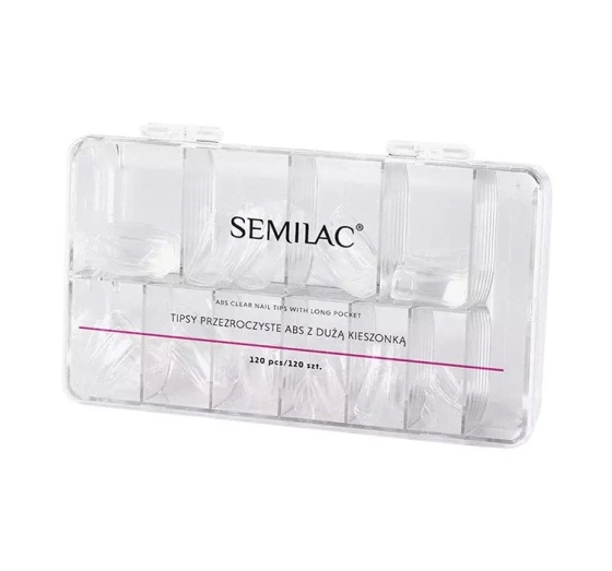 SEMILAC CLEAR NAIL TIPS 120 STÜCK