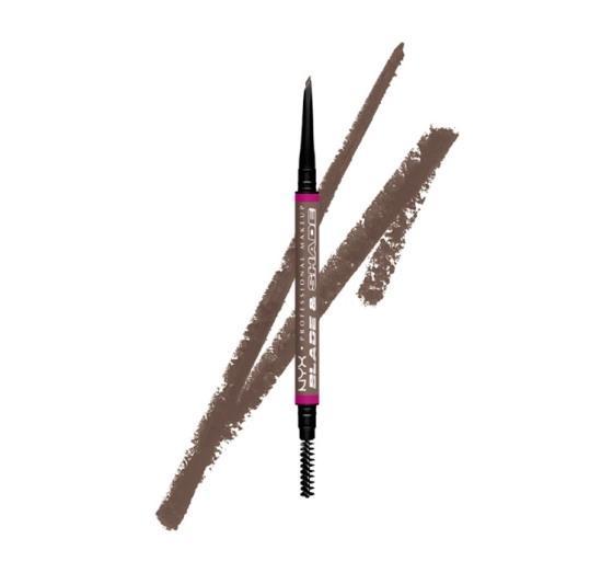NYX Professional Makeup Blade & Shade Automatischer Augenbrauenstift 03 Cool Ash Brown 0,06 g