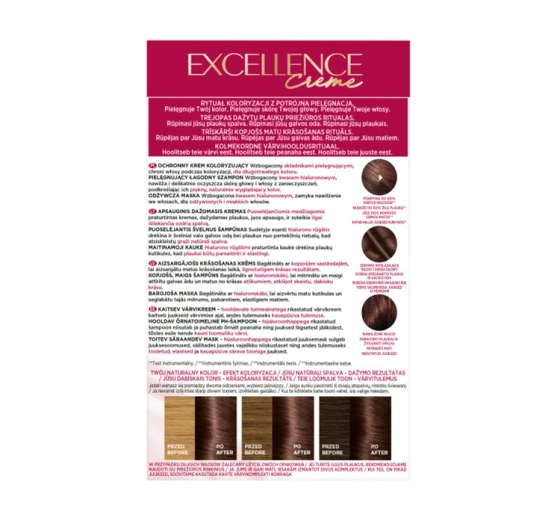 LOREAL EXCELLENCE CREME HAARFARBE 4.15 FROSTIGES BRAUN