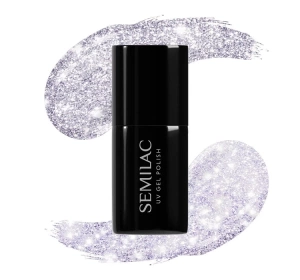 Semilac It’s Time To Shine Hybridlack 461 Hollywood Silver 7 ml