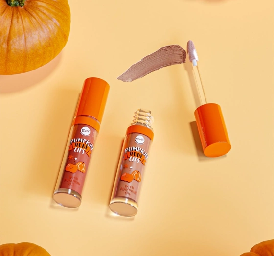 Kliknij na zdjęcie, aby je powiększyć Bell Pumpkin Nude Lips Matter flüssiger Lippenstift mit Kürbiskernöl 01 Spicy Nude 4,3 g
