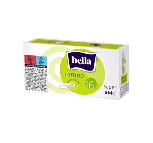 Bella Tampo Hygienetampons ohne Applikator Super 16 Stück