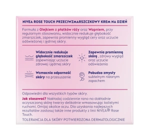 NIVEA ROSE TOUCH ANTI FALTEN TAGESCREME 50ML