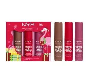 NYX PROFESSIONAL MAKEUP FA LA LA L.A. LAND SMOOTH WHIP TRIOSET VON LIPPENSTIFTEN 3x4ML