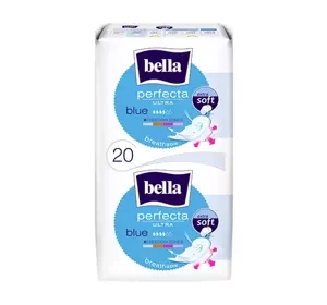 Bella Perfecta Ultra Blue Damenbinden mit Flügeln 20 Stück