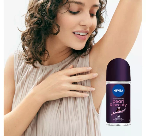 Kliknij na zdjęcie, aby je powiększyć NIVEA PEARL & BEAUTY BLACK PEARL ANTITRANSPIRANT ROLL ON 50ML