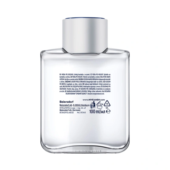 Kliknij na zdjęcie, aby je powiększyć NIVEA MEN Silver Protect After Shave Lotion – Rasierwasser für Männer, 100 ml
