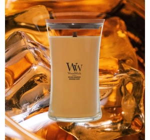 Woodwick Large Jar Candle Duftkerze Golden Bourbon 610 g