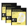 COSRX Advanced Snail Mucin Glass Glow Hydrogel Mask – Hydrogel-Gesichtsmaske mit Schneckenschleim, 3 x 34 g