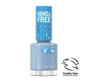 RIMMEL KIND & FREE VEGANER NAGELLACK  152 TIDAL WAVE BLUE 8ML